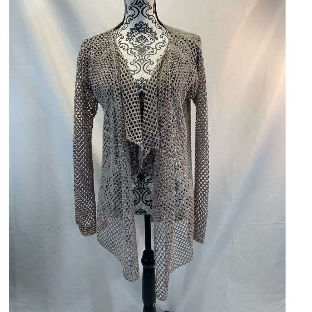 daytrip tan knit cardigan size XS - Picture 9 of 14